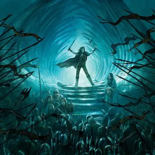 恐怖骷髅邪恶红龙,中世纪奇幻风cg原画