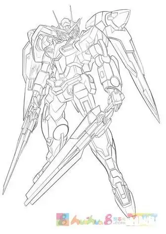 画简笔画教程绘画吧-画画简笔画漫画机甲环太平洋怎么画机甲简笔画