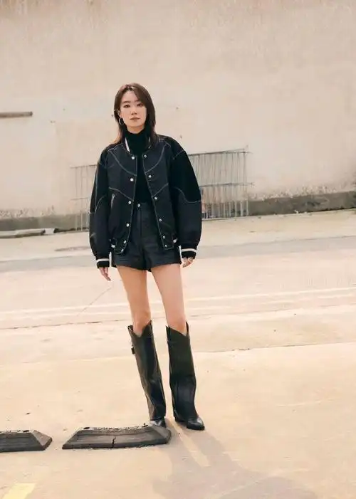 张小斐的腿好长