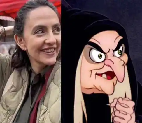 43岁白发满脸皱纹撞脸巫婆,儿女似印度人_安娜_网友_谢娜