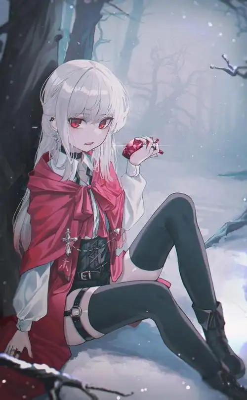 白发红瞳魔女twi:hongsung0819id:16831741artist:domi#p站动漫画师与