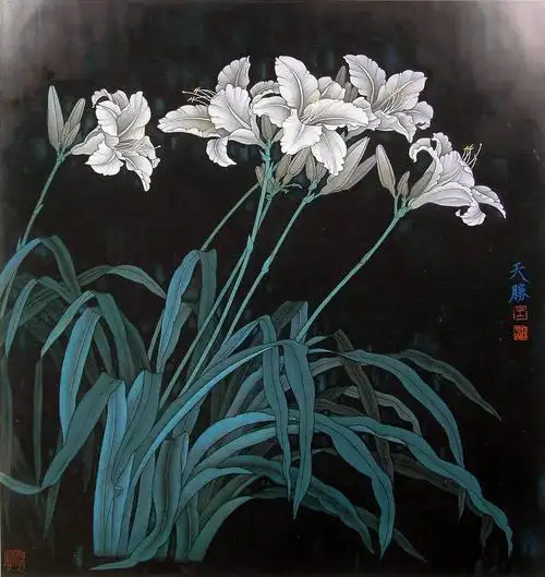 王天胜工笔画作品欣赏