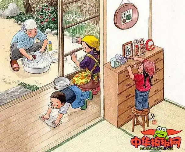 童年回忆手绘插画图片,美好的童年时光