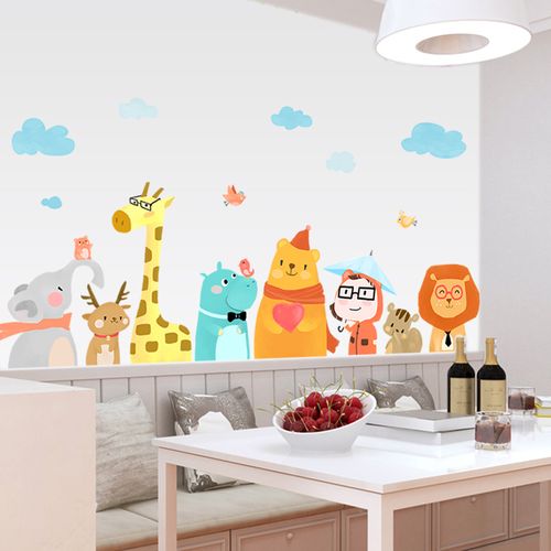 幼儿园墙面装饰墙贴画卧室布置儿童房间背景墙贴纸自粘卡通小图案
