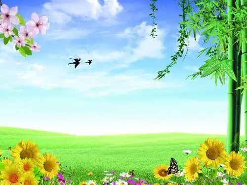 春天风景画简单又漂亮春天风景画简笔画