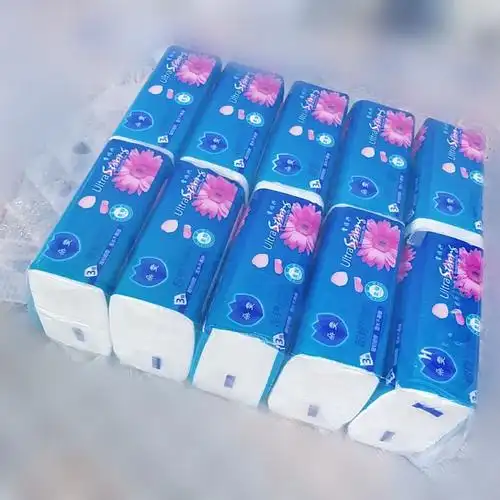 朵雯抽纸10包6包一提家用纸巾礼品装纸4层包装用纸