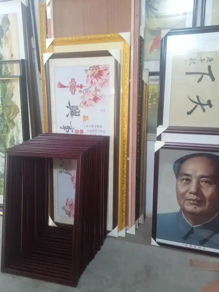 广告空框订制#冷裱板做框效果#衡阳相框订制#照片框订制#油 - 抖音