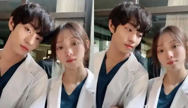 安孝燮,李圣经 —— 最登对 cp安孝燮在《社内相亲》中,因外貌被女