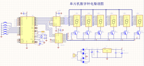 谁发张用multisim v9.0模拟的数字钟的电路图,小弟在线跪求