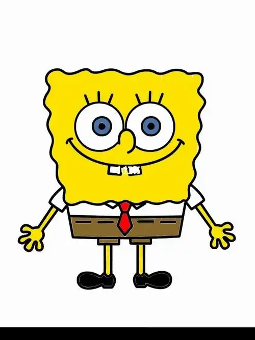简笔画海绵宝宝