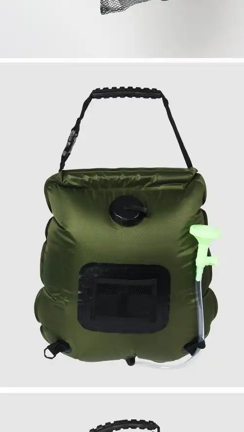 太阳能洗澡袋太阳能沐浴袋 户外自驾露营热水袋 便携式野外晒水洗澡储