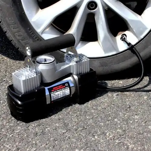 快速充气 12 v 双缸汽车轮胎充气机泵空气压缩机