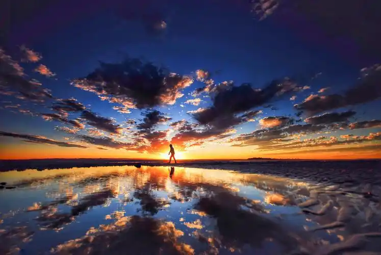 摄影师ben mulder的一组大作,布里斯班的落日余晖.:caters news