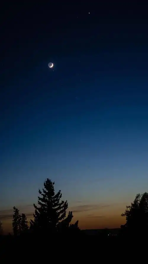 背景图/壁纸/锁屏/星空/月亮