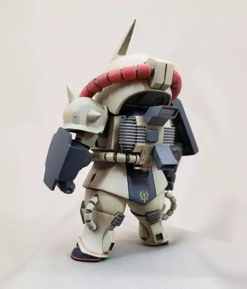 q版扎古gk改沙漠扎古,改啥就是啥