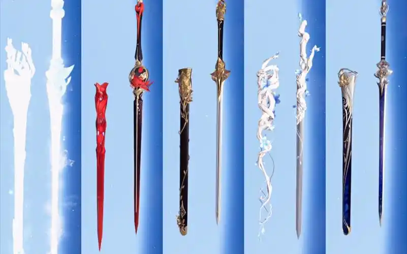 一剑无痕雪漫山【天刀】[剑 剑鞘]太白武器外观