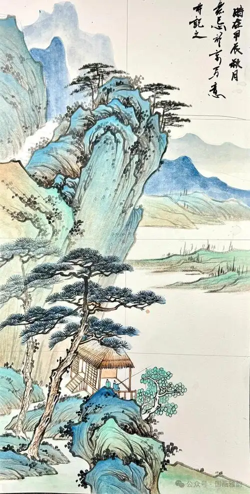 国画山水小品12图,唯美!