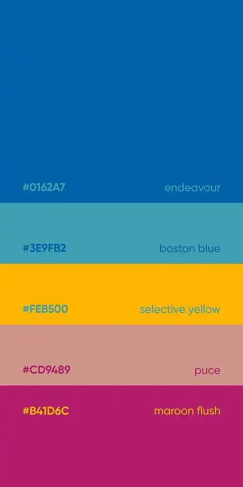 微相册颜色-色卡/颜色展示/配色卡rethinkaiz61设计习惯同采自photo