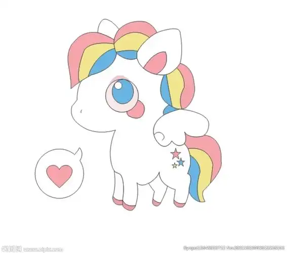 彩虹马独角兽图片