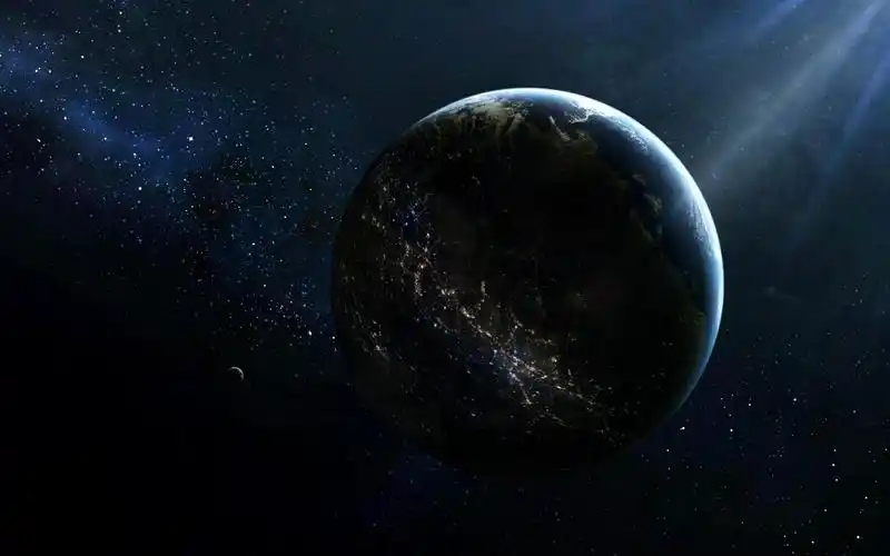 行星卫星照明-太空高清宽屏壁纸-1920x1200下载 | 10wallpaper.com