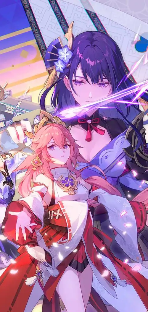 高清原神全面屏手机壁纸