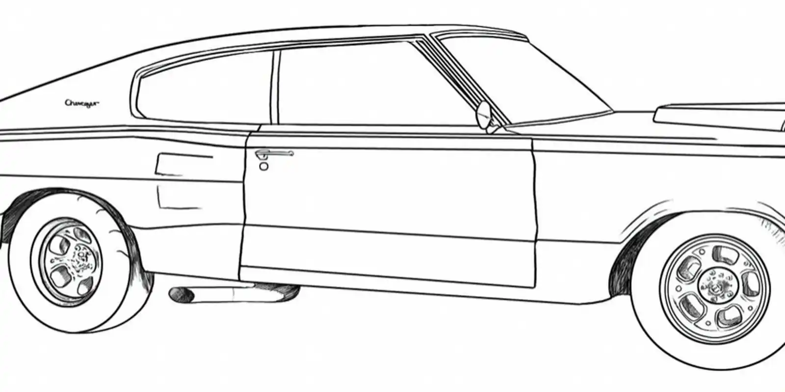 汽车简笔画,侧面和正面全 #简笔画教程