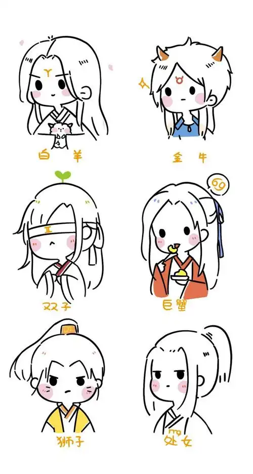 古风星座系列魔术贴来啦