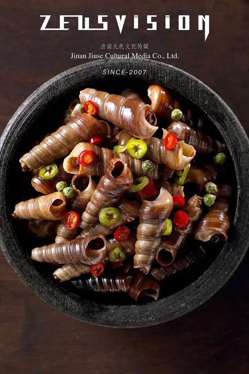 济南九色美食摄影-蟹小贝捞汁小海鲜