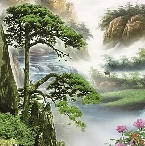 山水系列微信头像,人间仙境,简直太美了