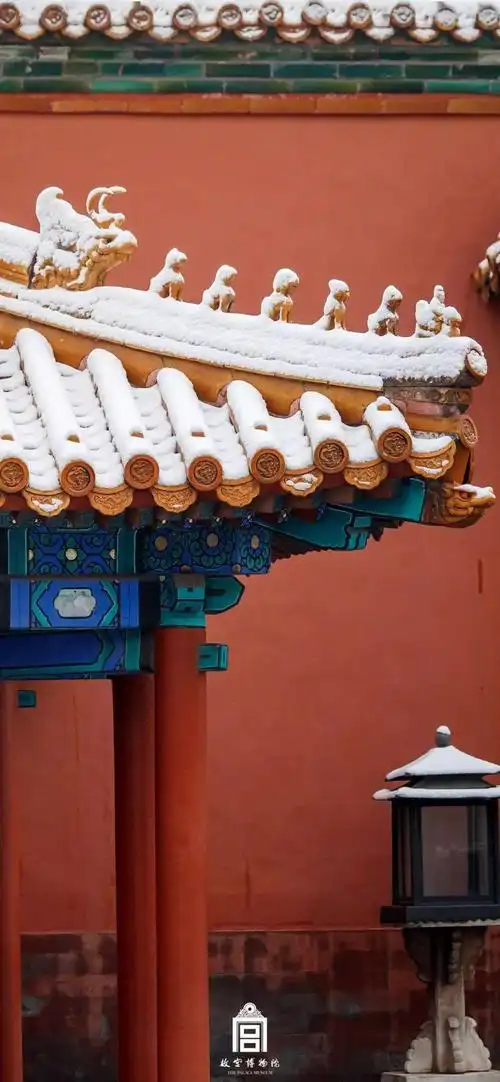 壁纸冬日故宫雪景手机壁纸优雅大气