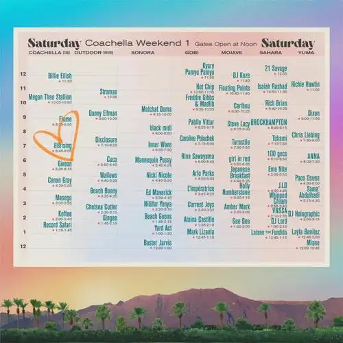王嘉尔科切拉音乐节首演60