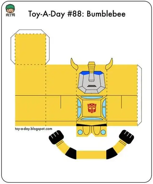 q版变形金刚纸模