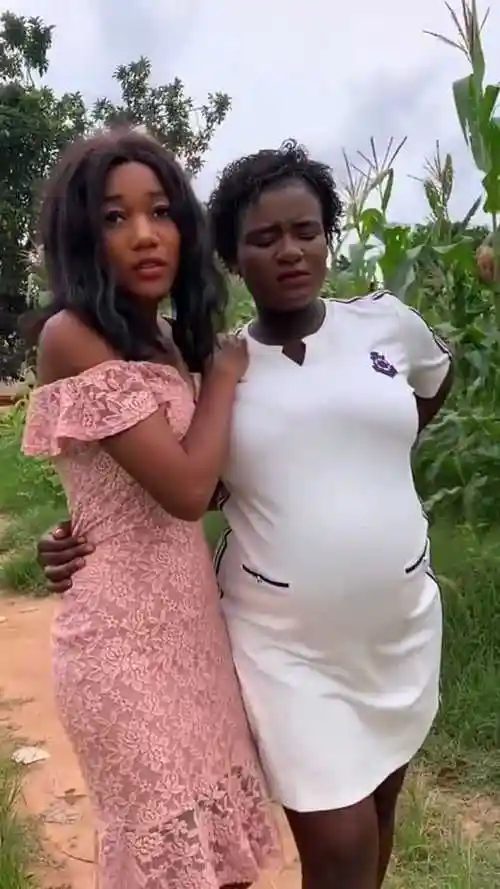 怀了双胞胎的肚子,快出生啦