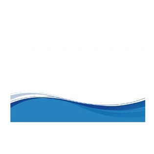 蓝色大波浪名片背景