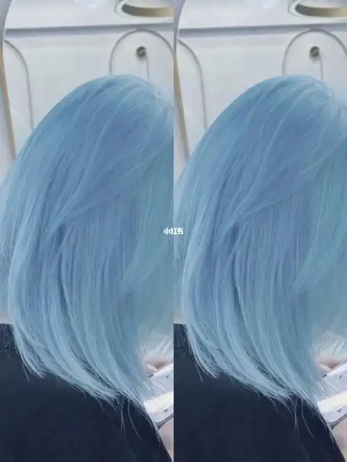 冰蓝发色 学生党发色推荐97