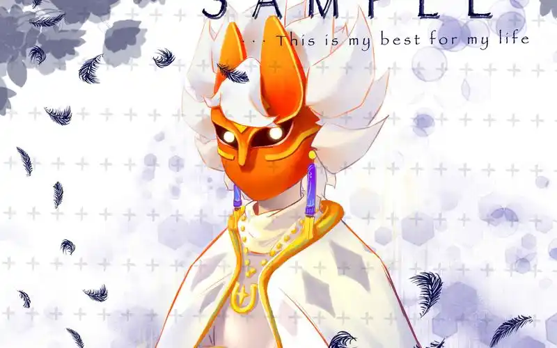 绘画星海约的光遇小狮子头像