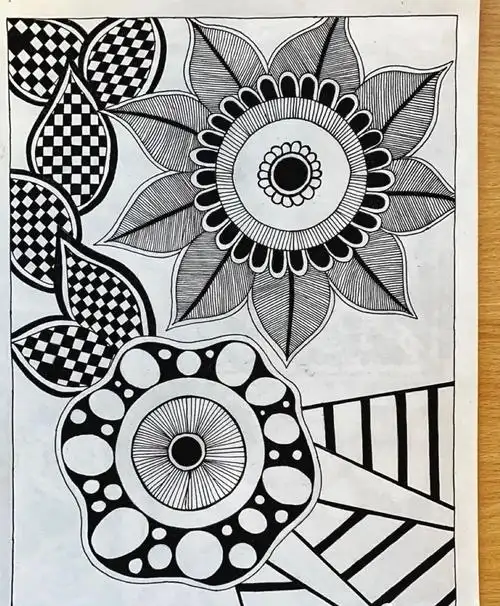 《涂乐美术·北京总部》黑白装饰画创作必备——20张漂亮的母版纹样