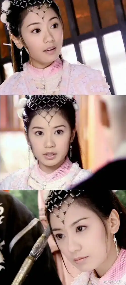 贾静雯《倚天屠龙记》【赵敏】面莹如玉,眼澄似水,笑意盈盈,灿若玫瑰.