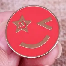 共产国际锤子镰刀别针徽章胸针冰箱贴画马克思列宁主义周边纪念品