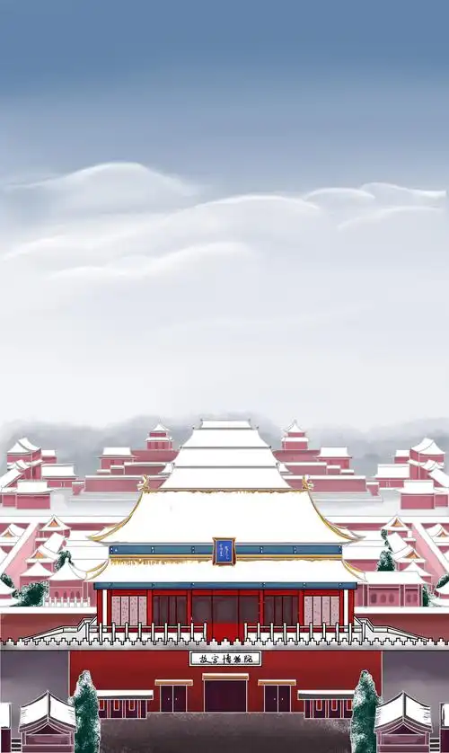 故宫雪景|插画|创作习作|云翊_原创作品-站酷zcool