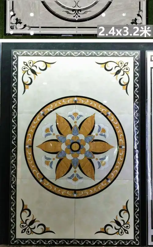 入户玄关瓷砖 客厅拼花地砖800 通体大理石餐厅过道拼图瓷砖入户玄关