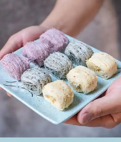 曹操贡酥缠香丝一合酥一盒酥6大口味 200克-白芝麻味 默认【图片 价格