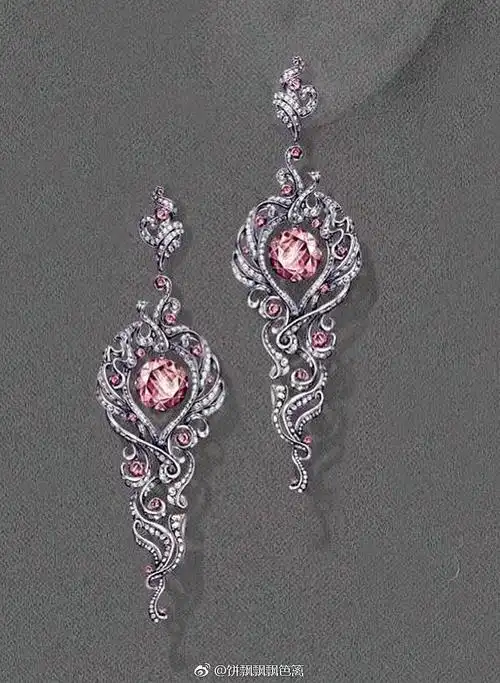 珠宝手绘设计|手工艺|首饰设计|珠宝设计师菜紫_原创作品-站酷(zcool)