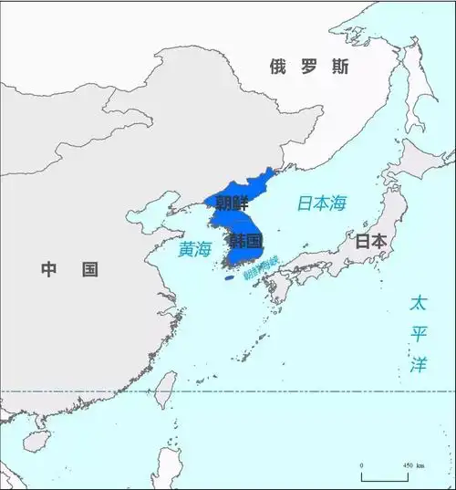 和 日本隔朝鲜海峡相望,最近的地方180公里.