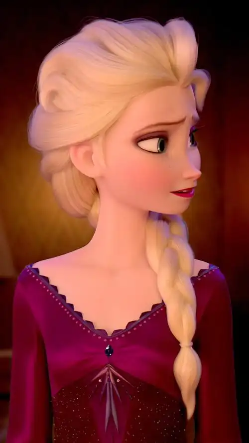 电影冰雪奇缘2迪士尼官方手机壁纸桌面艾莎