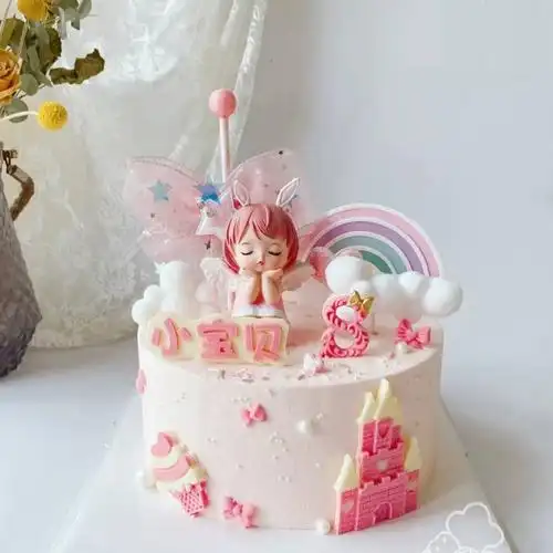 安妮公主生日蛋糕创意定制长沙同城配送女孩女孩儿儿童新鲜生日蛋糕