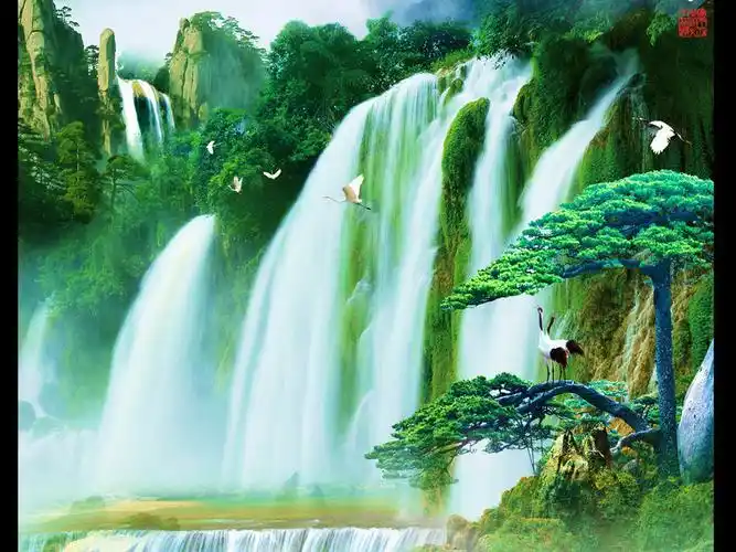 风景山水画图片山水风景画