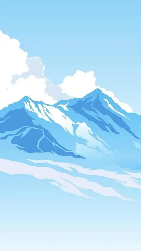 雪山h5背景