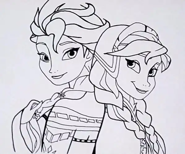 冰雪奇缘简笔画关于冰雪的儿童简笔画冰雪奇缘鹿斯文简笔画与冰雪有关