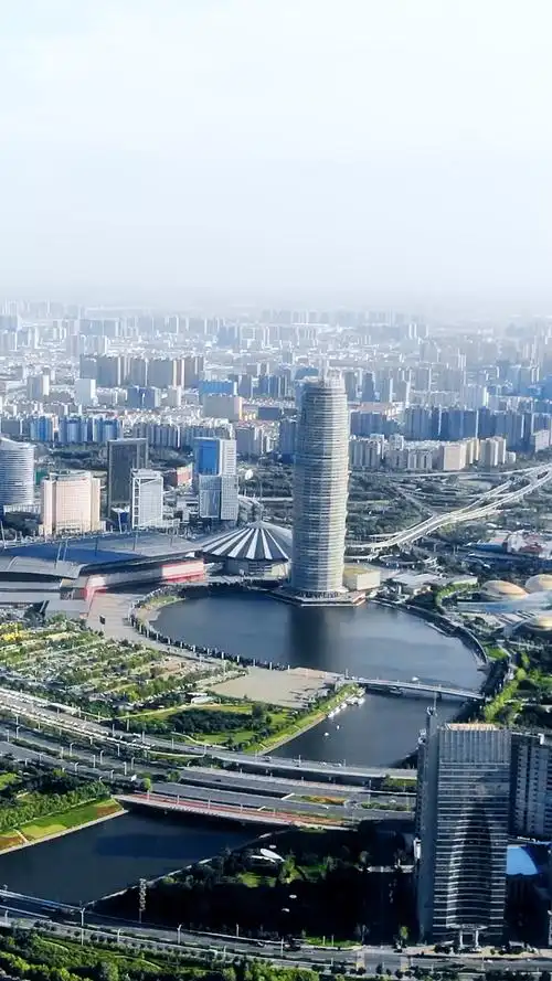 郑州玉米塔航拍